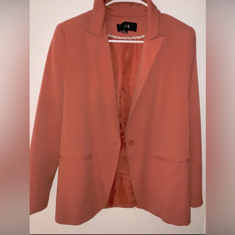 Forever 21 Salmon Blazer